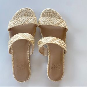 Alex + Alex Tammy woven sandals size 5 lim…